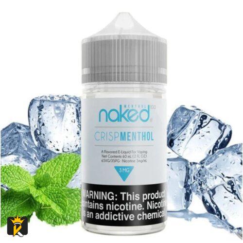 جویس نعناع یخ نیکد <br><span>Naked 100 Crisp Menthol 60ml</span>